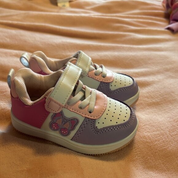 Kids Pink and Purple Sneakers - Picture 1 of 1